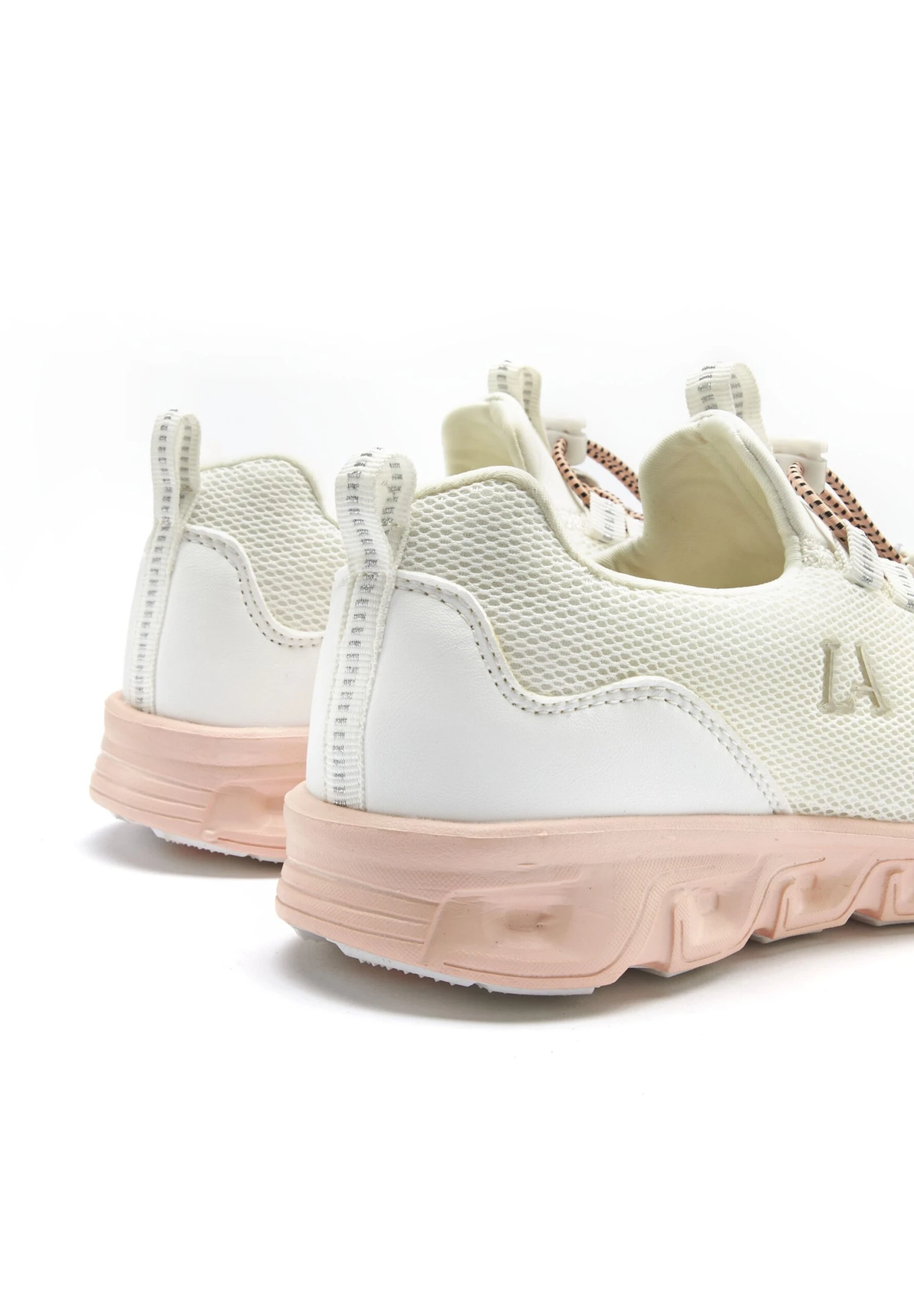 Sneakers Laag - Weiß Lachsfarben 3 Sneakers Laag - Weiß Lachsfarben - Afbeelding 3