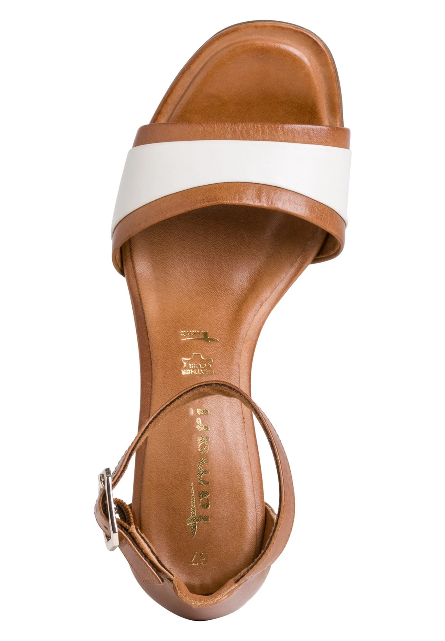 Tamaris Sandalen - Muscat Wht Lea 3 Tamaris Sandalen - Muscat Wht Lea - Afbeelding 3