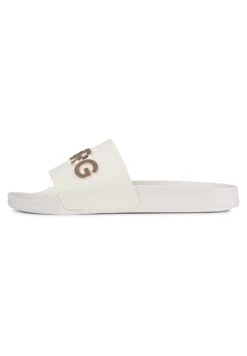 BJØRN BORG Knox Mld - Badslippers - White/Rosegold