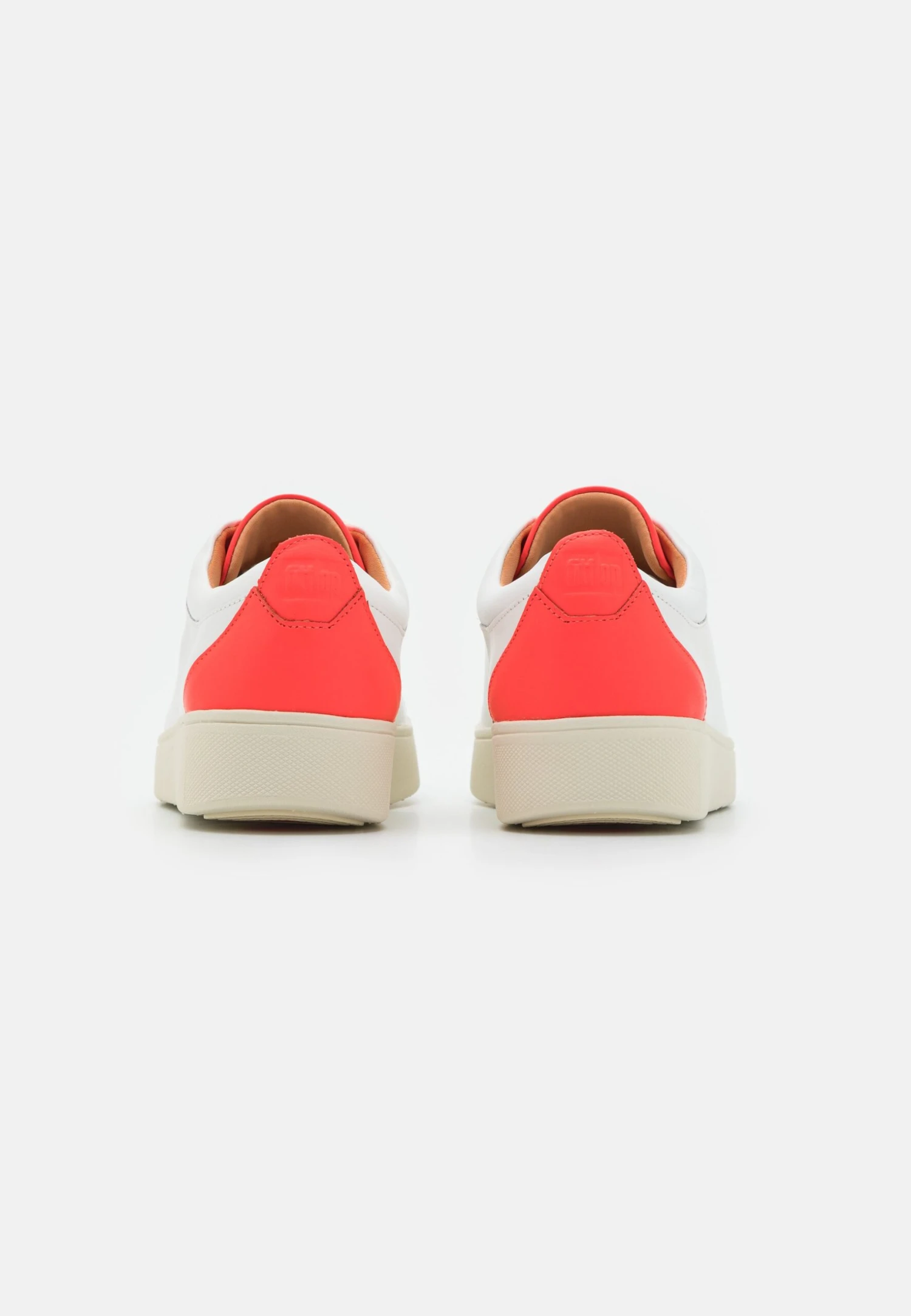 Fitflop Rally Pop - Sneakers Laag - Urban White/Neon Orange 4 Fitflop Rally Pop - Sneakers Laag - Urban White/Neon Orange - Afbeelding 4