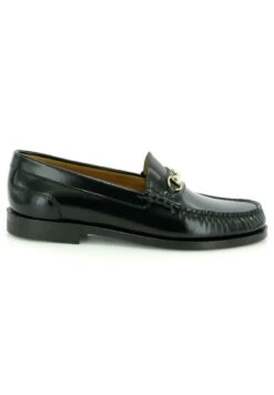 Sarah Buckle Loafers - Mocassins - Black