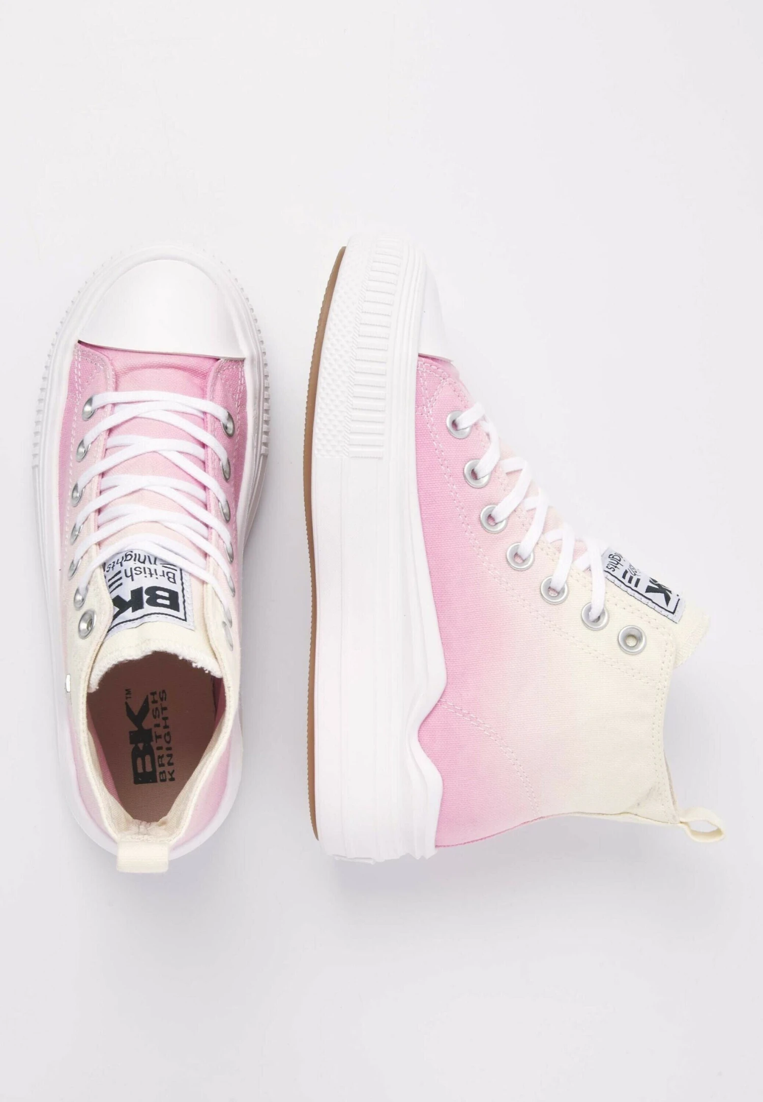British Knights Kaya Flow Mid - Sneakers Hoog - Pink White Gradient 4 British Knights Kaya Flow Mid - Sneakers Hoog - Pink White Gradient - Afbeelding 4