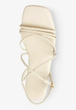 Next Forever Comfort Plait Detail Asymmetric Pattern- Sandalen Met Plateauzool - Bone -Havaianas Verkoopwinkel 3646079948f34492a9e54b212b116268