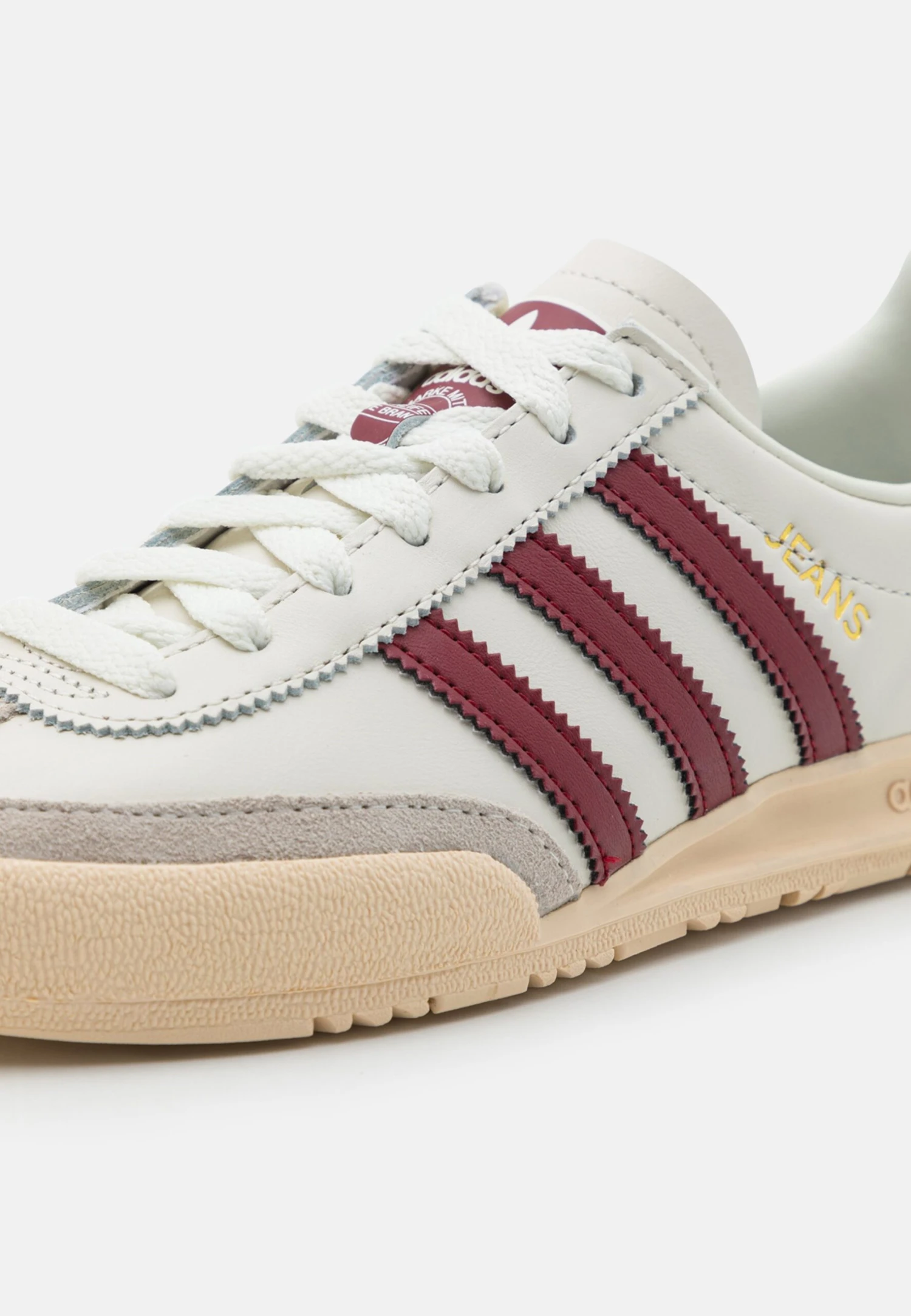 Adidas Originals Jeans Unisex - Sneakers Laag - Chalk White/Sand Strata/Collegiate Burgundy 6 Adidas Originals Jeans Unisex - Sneakers Laag - Chalk White/Sand Strata/Collegiate Burgundy - Afbeelding 6