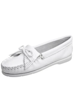 Minnetonka Kilty Unbeaded - Mocassins - White -Havaianas Verkoopwinkel 3f5b1454f0564452b8482a1440d2ec26