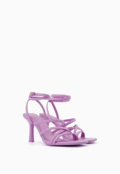 BERSHKA High-Heel With Ankle Strap- Sandalen - Purple -Havaianas Verkoopwinkel 408b039d748f4e8b85285c057b99c2dc