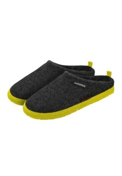 Giesswein Woolpops - Pantoffels - Anthrazit/Lime -Havaianas Verkoopwinkel 438be721f4ee496a908a3e8c90620403