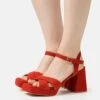 Marc O'Polo Maris - Sandalen Met Hoge Hak - Red