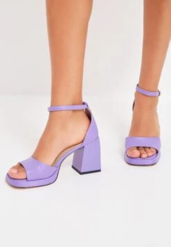 Sandalen Met Hoge Hak - Lilac