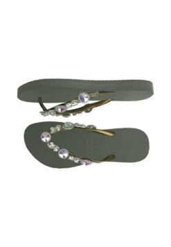 Chrystal Marilyn - Badslippers - Army Green -Havaianas Verkoopwinkel 61bf6c20256b47feac735b685fbe22ff