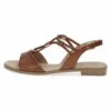 Caprice Sandalen - Cognac Comb