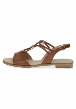 Caprice Sandalen - Cognac Comb