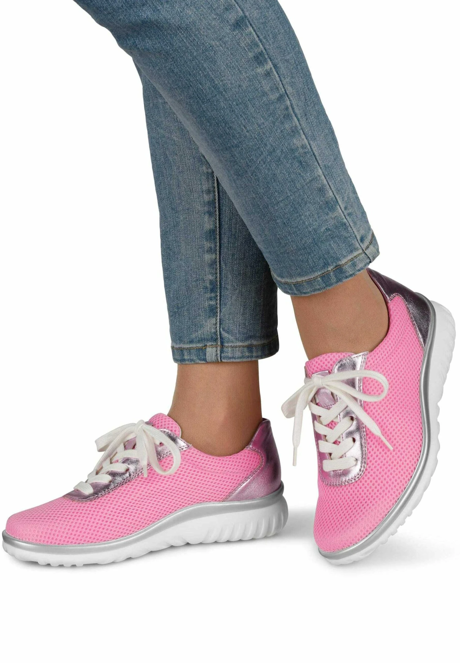 Sportieve Veterschoenen - Pink 1 Sportieve Veterschoenen - Pink