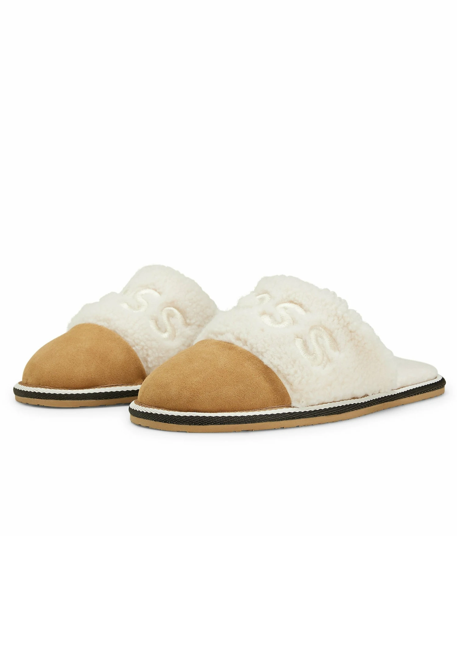 Boss Home Slid Nkfur - Pantoffels - Beige One 2 Boss Home Slid Nkfur - Pantoffels - Beige One - Afbeelding 2