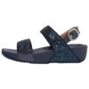 Fitflop Sandalen Met Sleehak - Midnight Navy