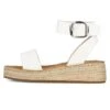 Dyna- Sandalen Met Sleehak - White