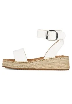 Dyna- Sandalen Met Sleehak - White