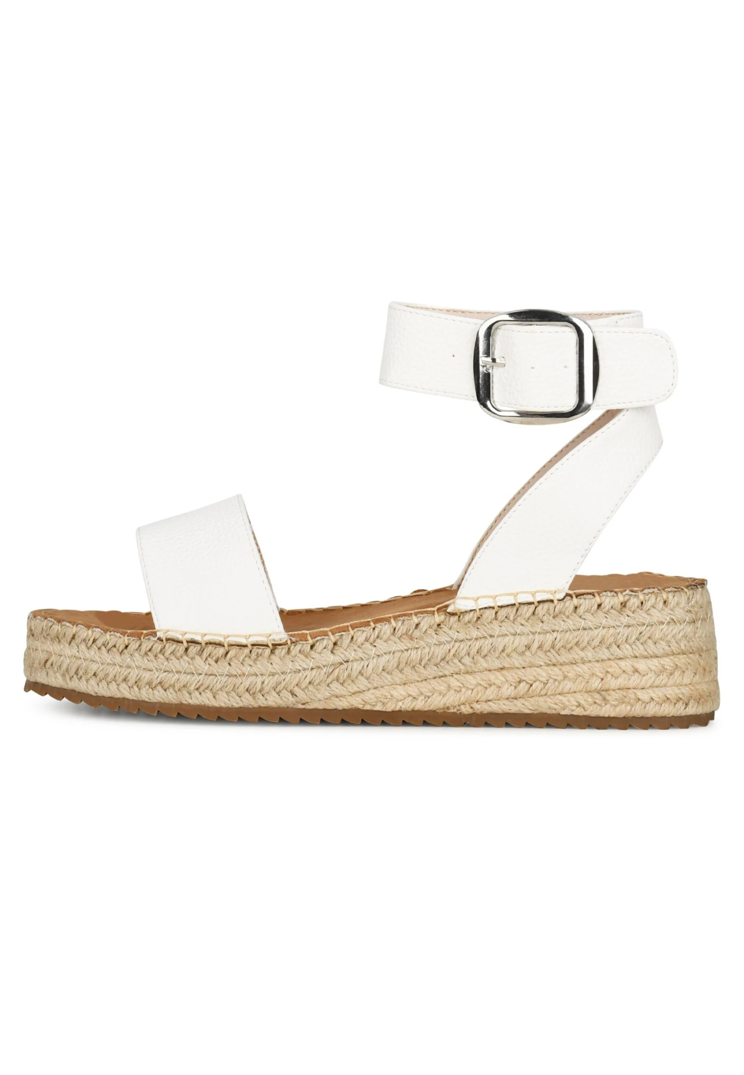 Dyna- Sandalen Met Sleehak - White 1 Dyna- Sandalen Met Sleehak - White