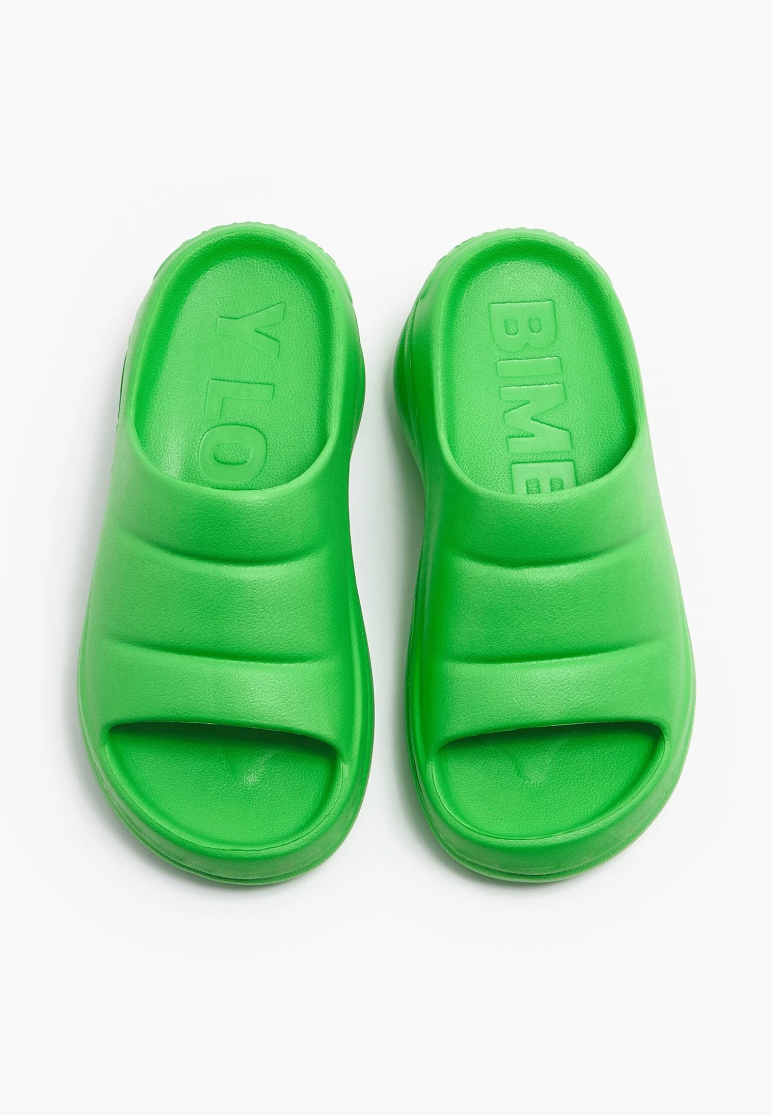 Green Platform Flip-Flop - Badslippers - Green 2 Green Platform Flip-Flop - Badslippers - Green - Afbeelding 2