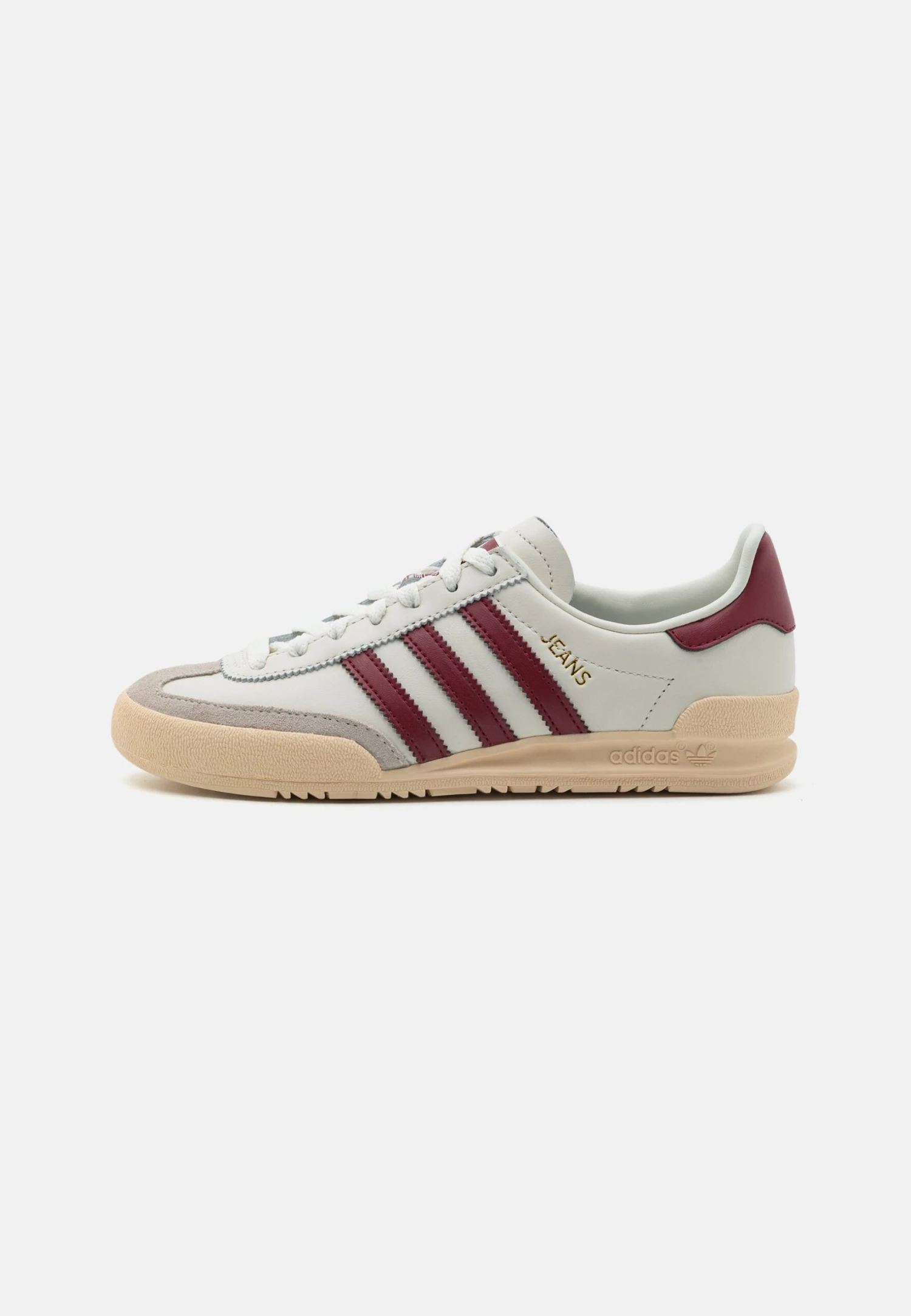 Adidas Originals Jeans Unisex - Sneakers Laag - Chalk White/Sand Strata/Collegiate Burgundy 1 Adidas Originals Jeans Unisex - Sneakers Laag - Chalk White/Sand Strata/Collegiate Burgundy