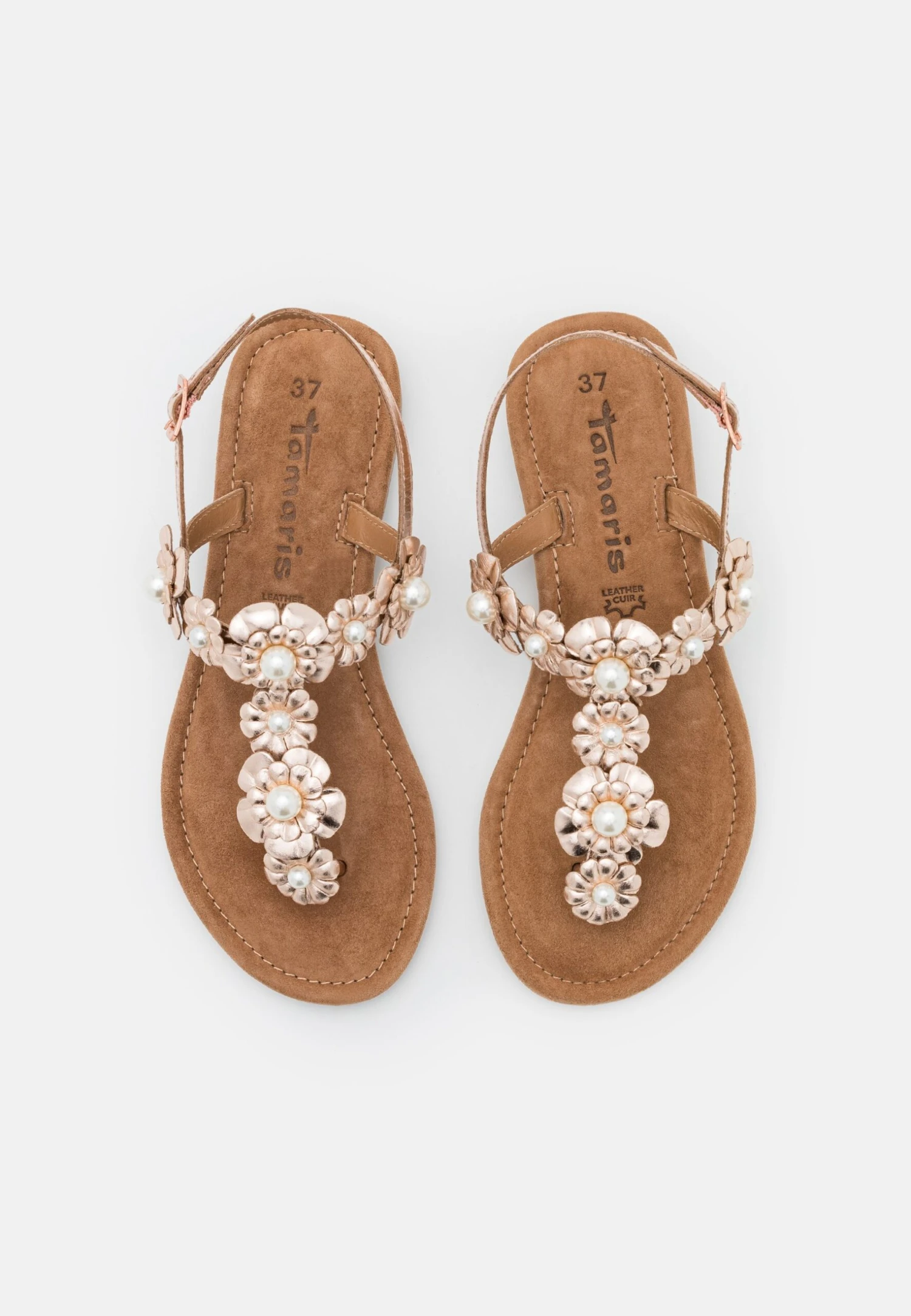 Tamaris Teensandalen - Rose Metallic 6 Tamaris Teensandalen - Rose Metallic - Afbeelding 6