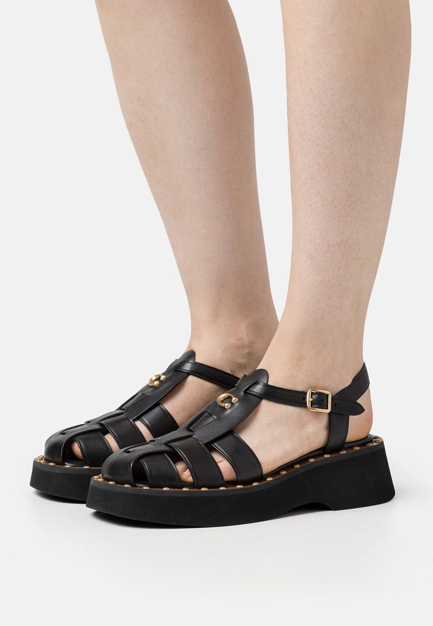 Coach Vivienne - Sandalen Met Plateauzool - Black 1 Coach Vivienne - Sandalen Met Plateauzool - Black