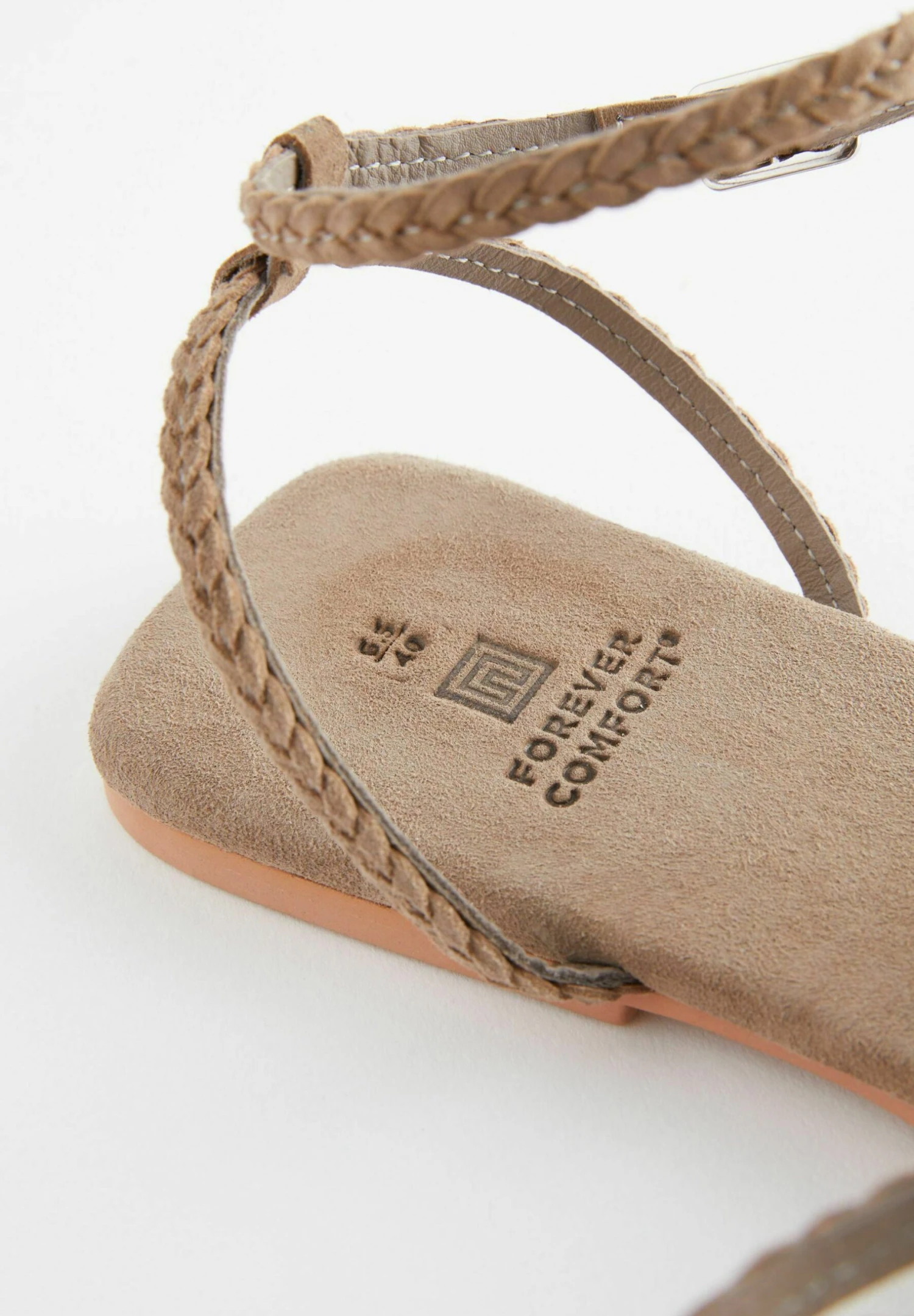 Next Forever Comfort Plait Standard - Sandalen - Taupe/Brown 6 Next Forever Comfort Plait Standard - Sandalen - Taupe/Brown - Afbeelding 6