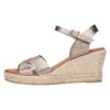 Sandalen Met Sleehak - Taupe