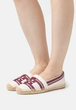 Tory Burch Logo - Espadrilles - Ash White/Vino