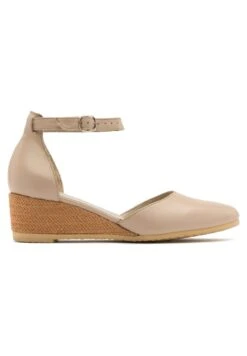 Sandalen Met Sleehak - Nude