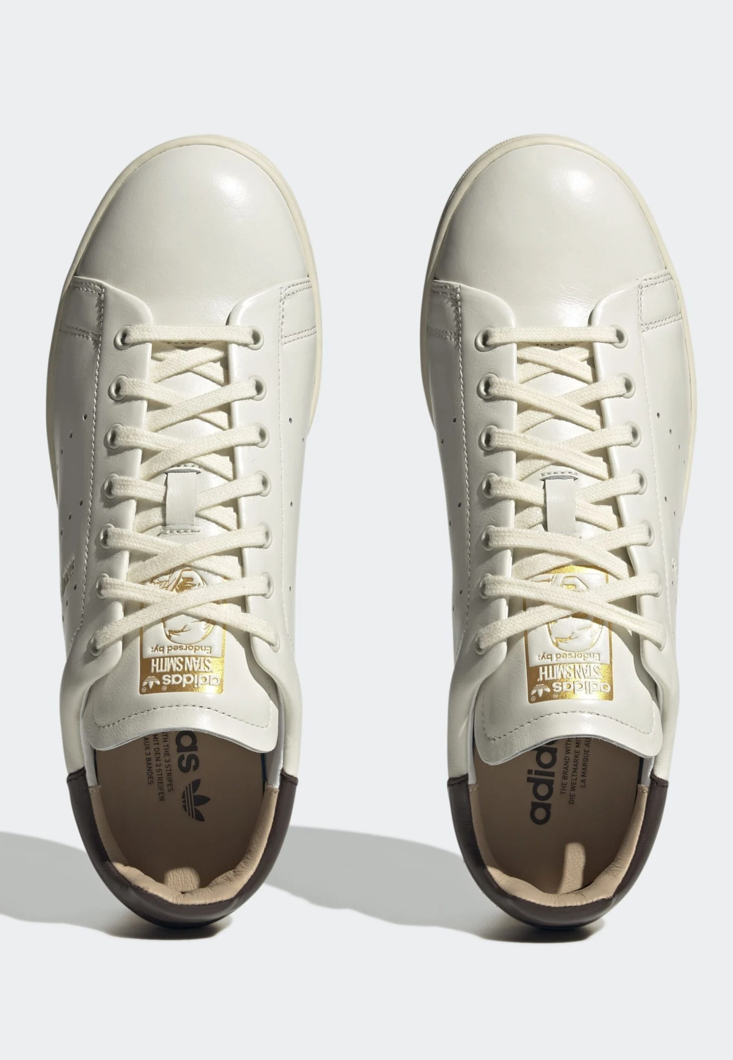 Adidas Originals Stan Smith Pure Unisex - Sneakers Laag - Off White/Cream White/Dark Brown 4 Adidas Originals Stan Smith Pure Unisex - Sneakers Laag - Off White/Cream White/Dark Brown - Afbeelding 4