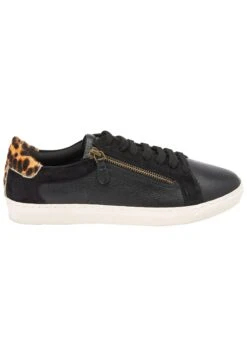 Next Signature Side Zip- Sneakers Laag - Black Animal