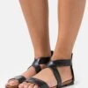 Anna Field Leather - Sandalen - Black