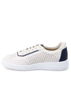 Sports- Sneakers Laag - Beige Dark Blue