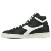Diadora Game L Waxed - Sneakers Hoog - Black/White