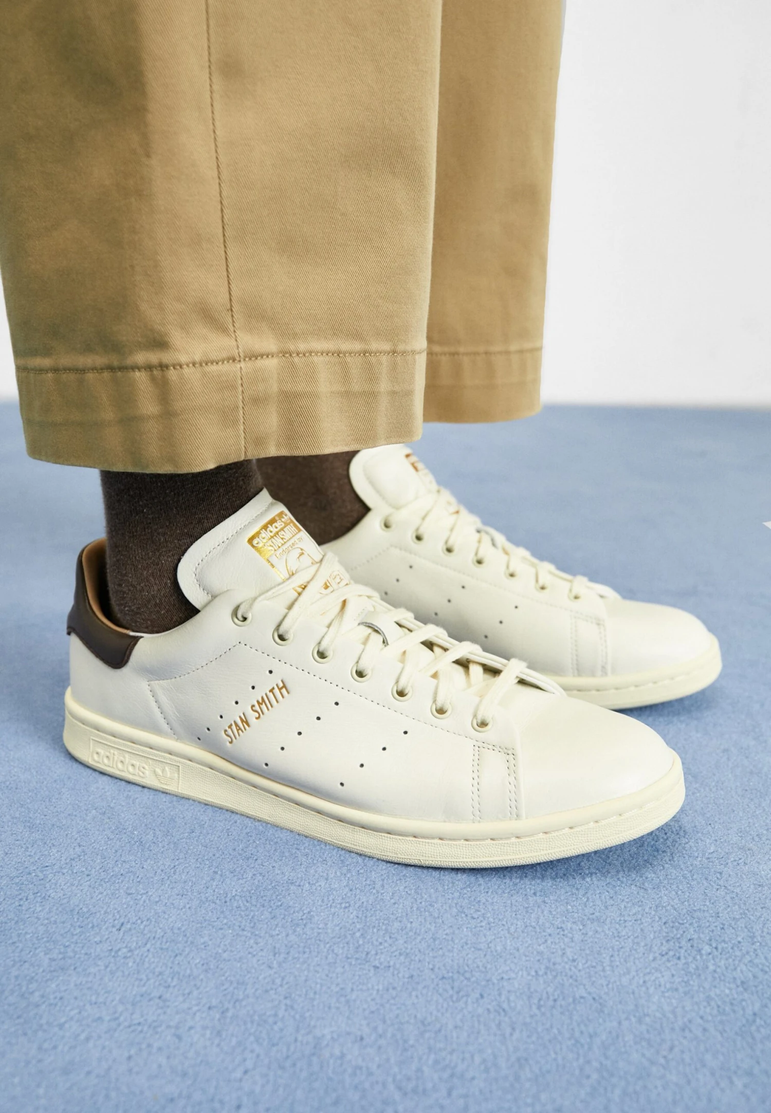Adidas Originals Stan Smith Pure Unisex - Sneakers Laag - Off White/Cream White/Dark Brown 2 Adidas Originals Stan Smith Pure Unisex - Sneakers Laag - Off White/Cream White/Dark Brown - Afbeelding 2