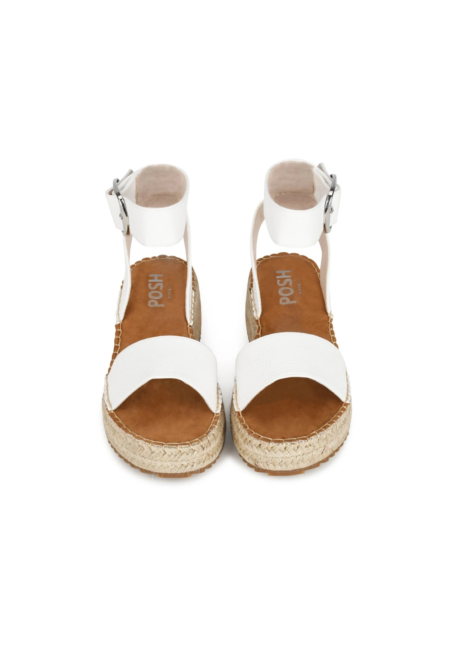 Dyna- Sandalen Met Sleehak - White 4 Dyna- Sandalen Met Sleehak - White - Afbeelding 4