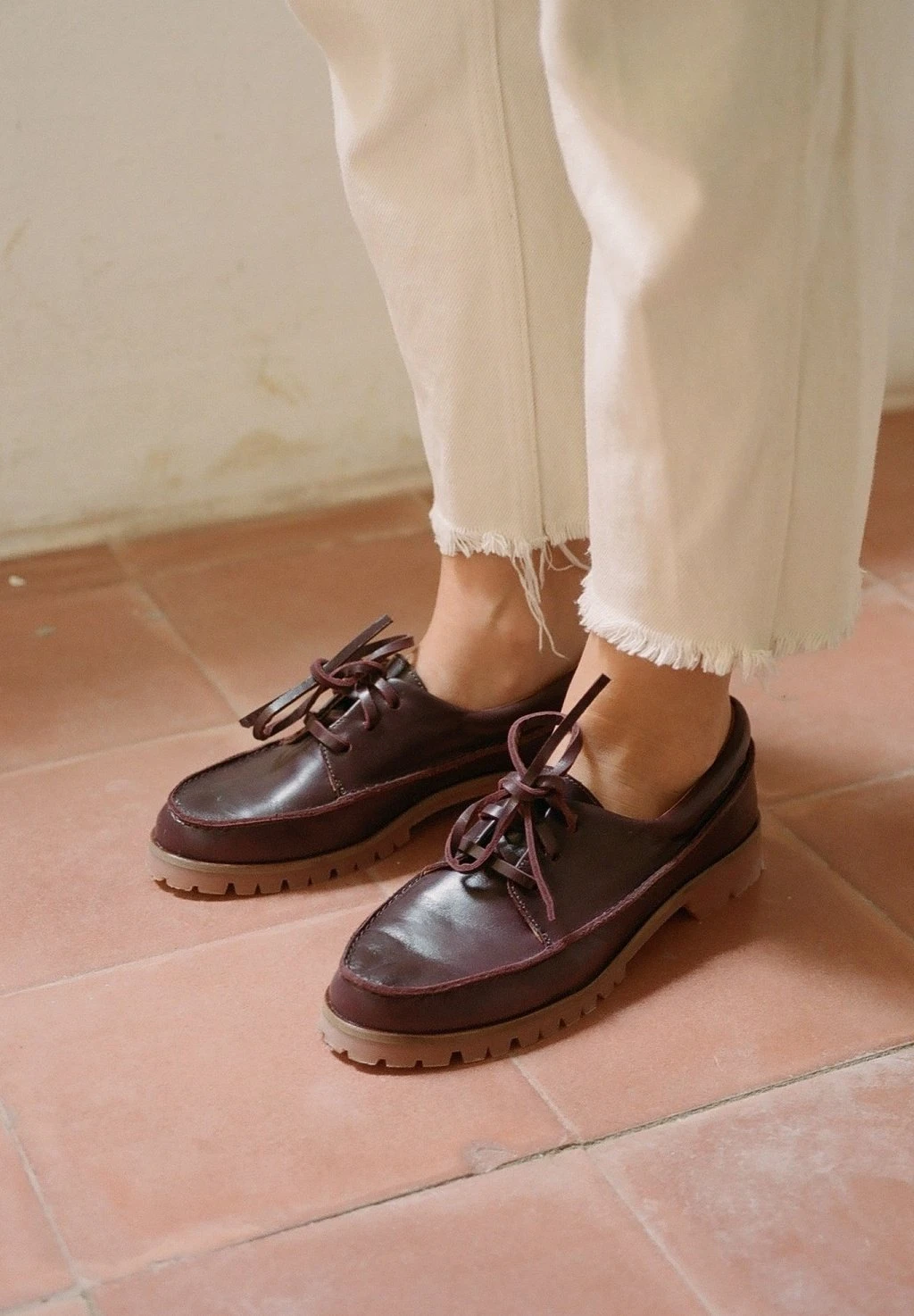 Tefer- Veterschoenen - Mahogany 1 Tefer- Veterschoenen - Mahogany