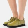 Bow Detail Loafer - Veterschoenen - Olive