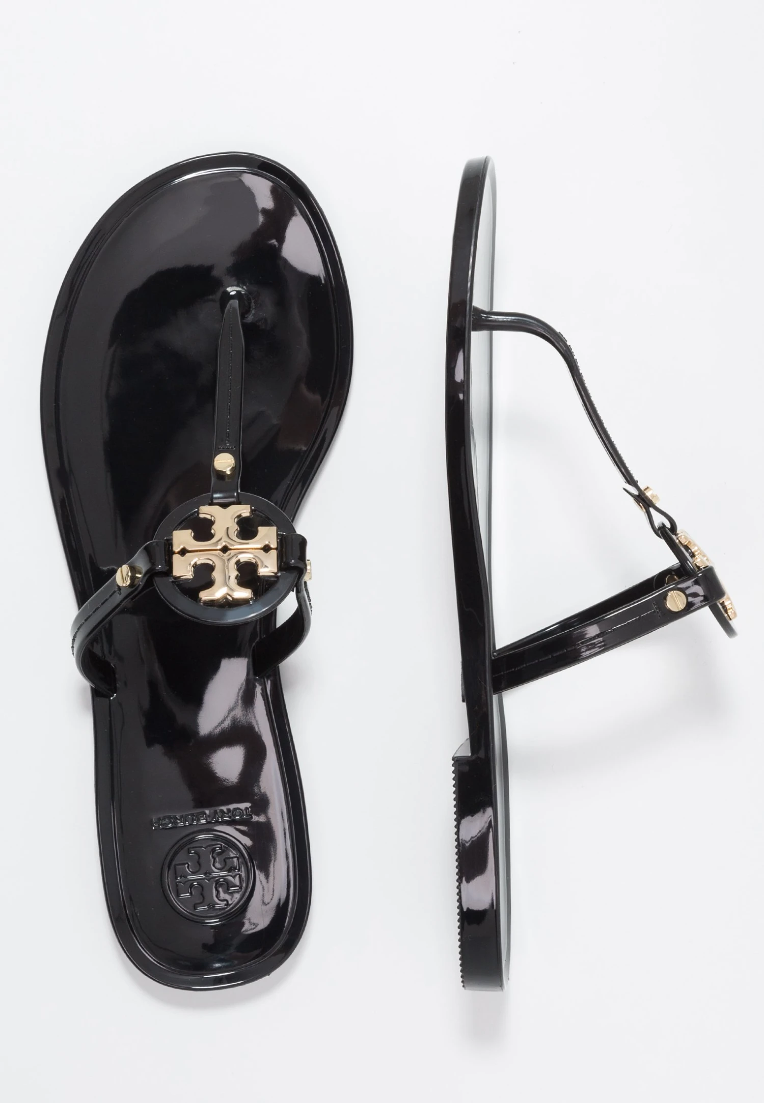 Tory Burch Mini Miller Flat Thong - Teenslippers - Perfect Black 4 Tory Burch Mini Miller Flat Thong - Teenslippers - Perfect Black - Afbeelding 4
