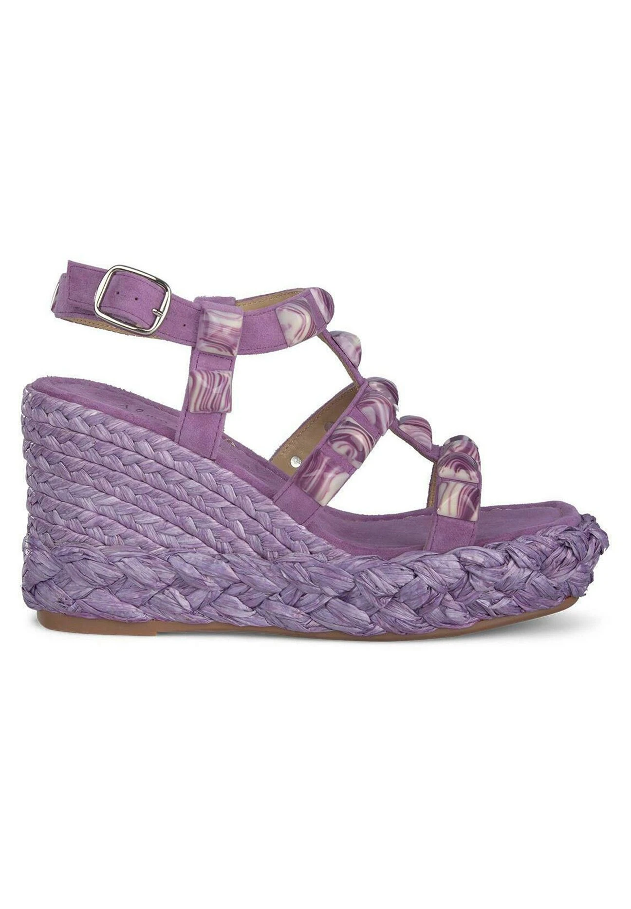 Alma En Pena Bermudez - Sandalen Met Sleehak - Morado 1 Alma En Pena Bermudez - Sandalen Met Sleehak - Morado