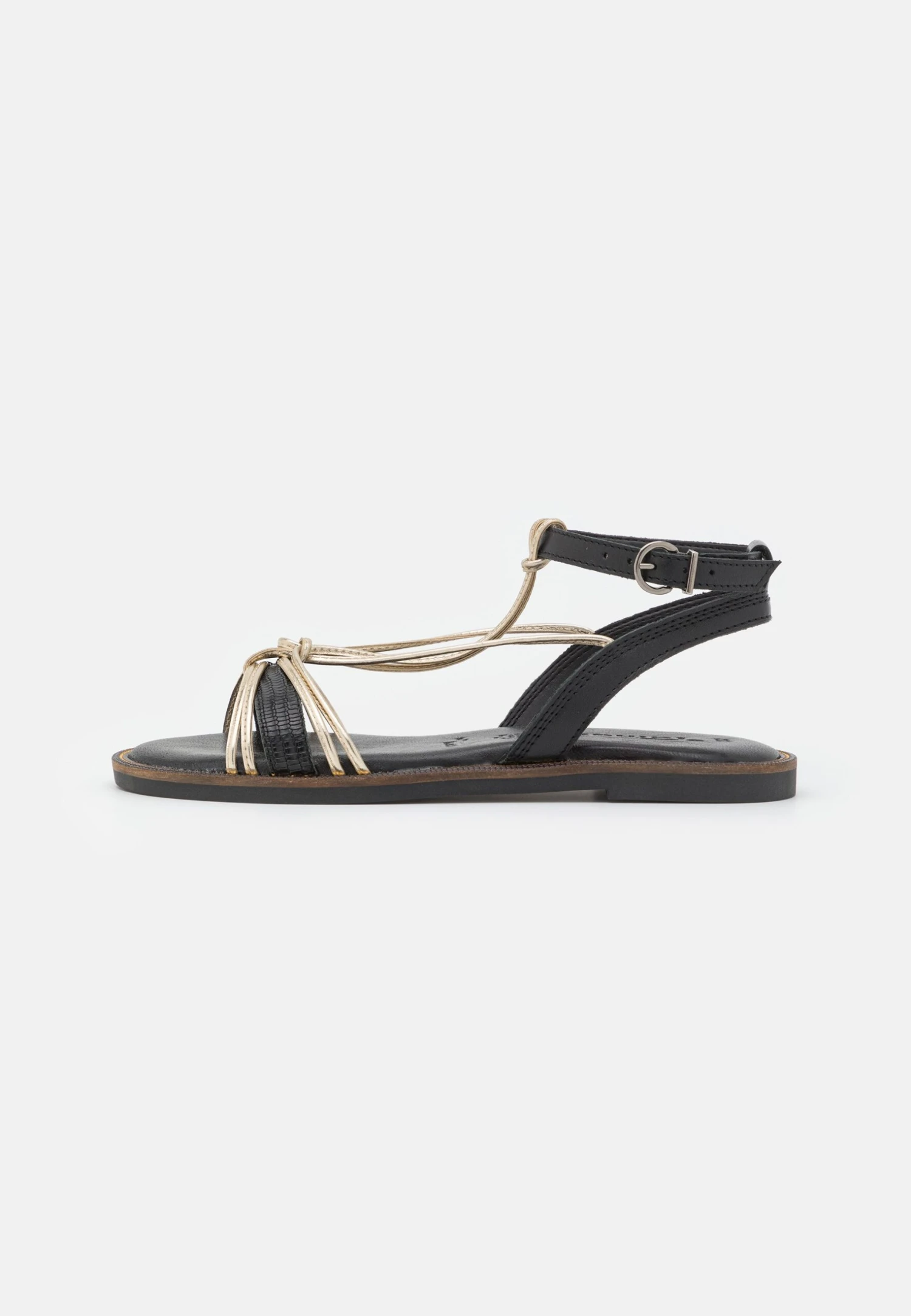 Tamaris Sandalen - Black/Gold 2 Tamaris Sandalen - Black/Gold - Afbeelding 2