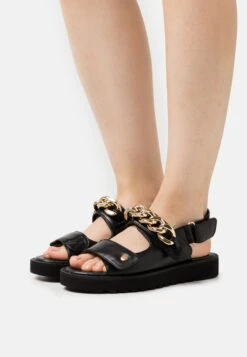ONLY Shoes Onlmalu Chunky Sandal - Sandalen - Black/Gold