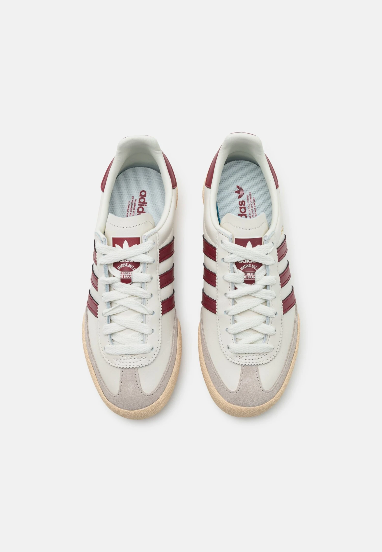 Adidas Originals Jeans Unisex - Sneakers Laag - Chalk White/Sand Strata/Collegiate Burgundy 4 Adidas Originals Jeans Unisex - Sneakers Laag - Chalk White/Sand Strata/Collegiate Burgundy - Afbeelding 4