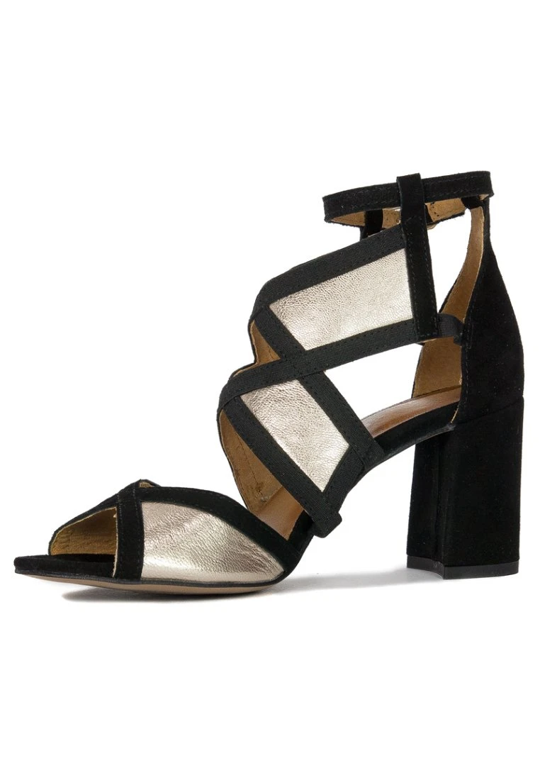 Sandalen - Czarny/Złoty 2 Sandalen - Czarny/Złoty - Afbeelding 2